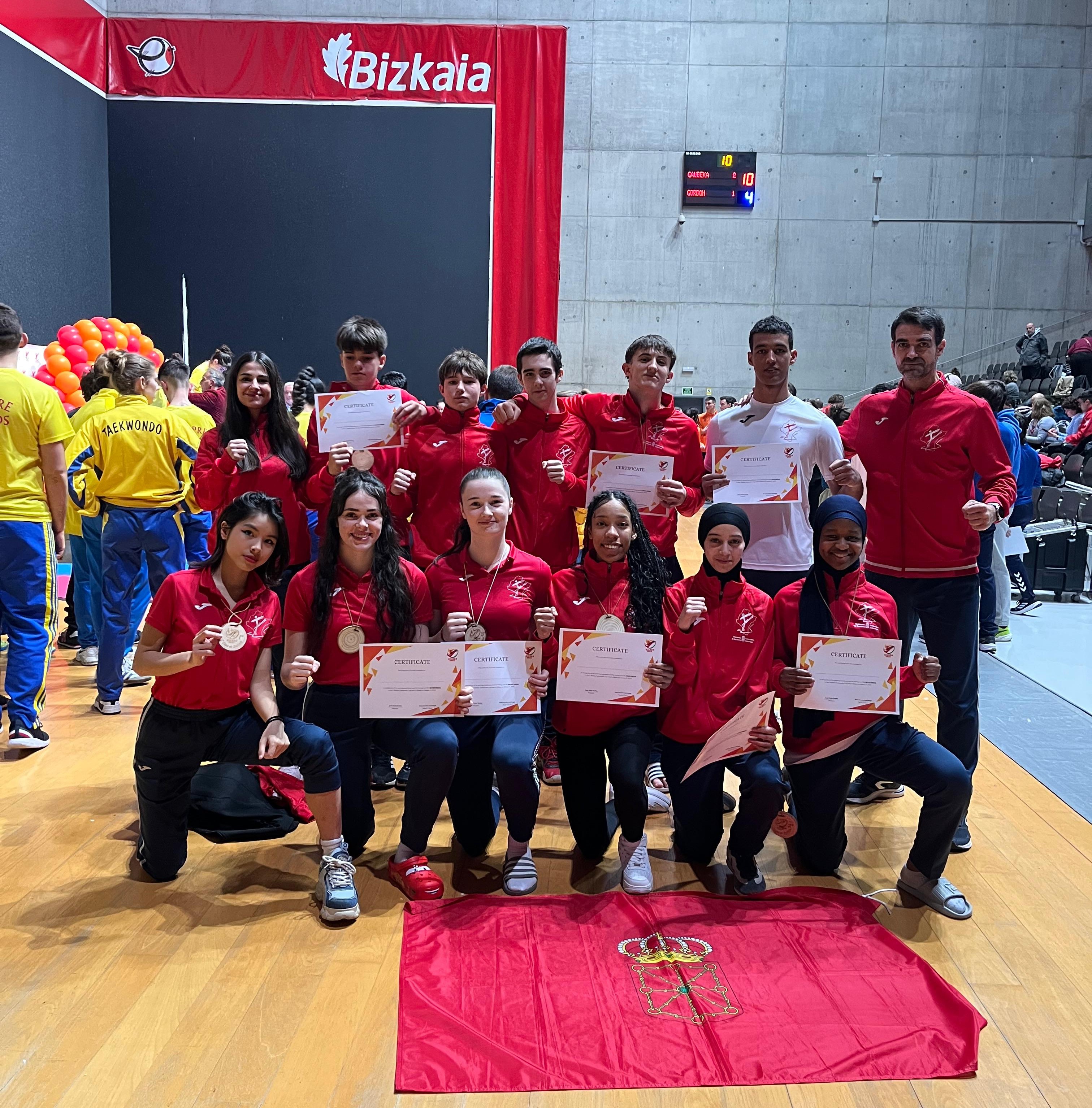 Exhibición de Navarra en la “Copa Bizkaia” de Taekwondo
